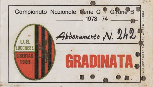 Lucchese120- abbonamento alla gradonata