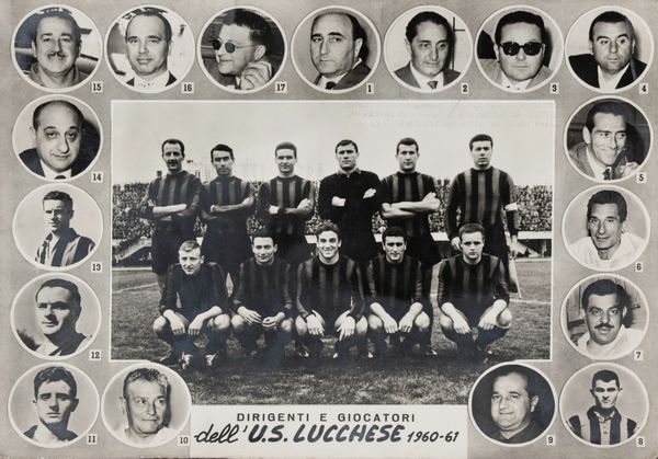 Luchese120 - cartolina commemorativa della promozione in serie b negli anni 60