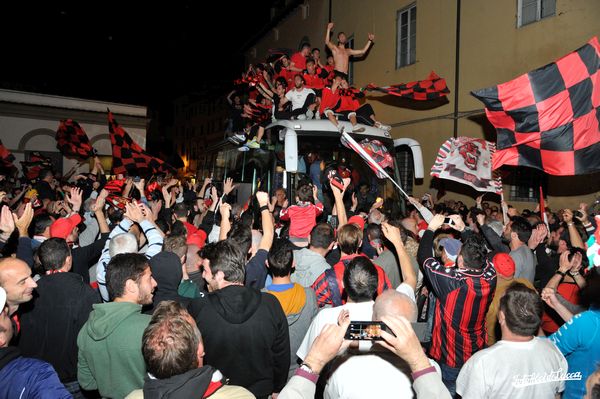 Lucchese120 - festa per la vittoria della partita di campionato 2020