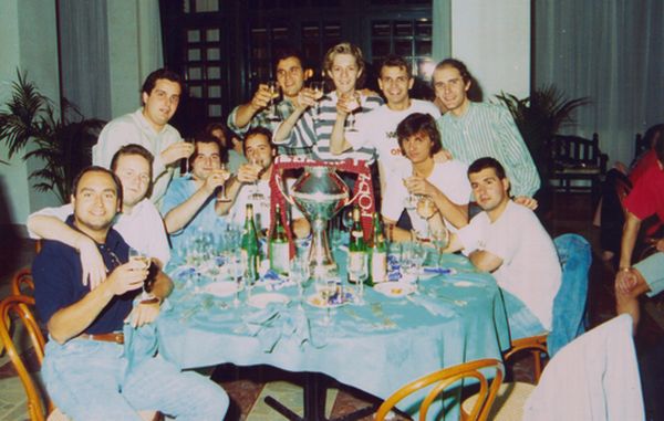 Luchese120 - tifosi al ristorante alla trasferta a Palermo