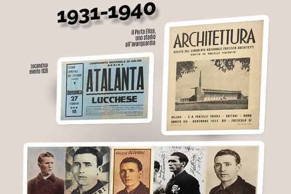 mostra Lucca120 sulla storia della lucchese calcio- immagine degli eventi del 1931/40