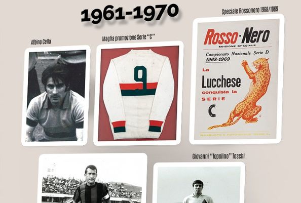 mostra Lucca120 sulla storia della lucchese calcio- immagine degli eventi del 1961/70