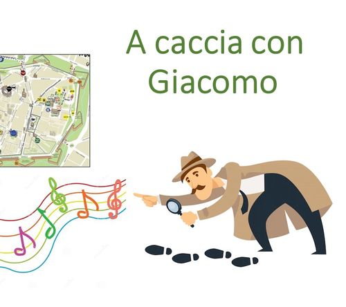 a caccia con GIacomo, caccia al tesoro al museo Puccini