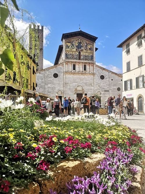 basilica di san frediano a lucca per la festa di santa zita