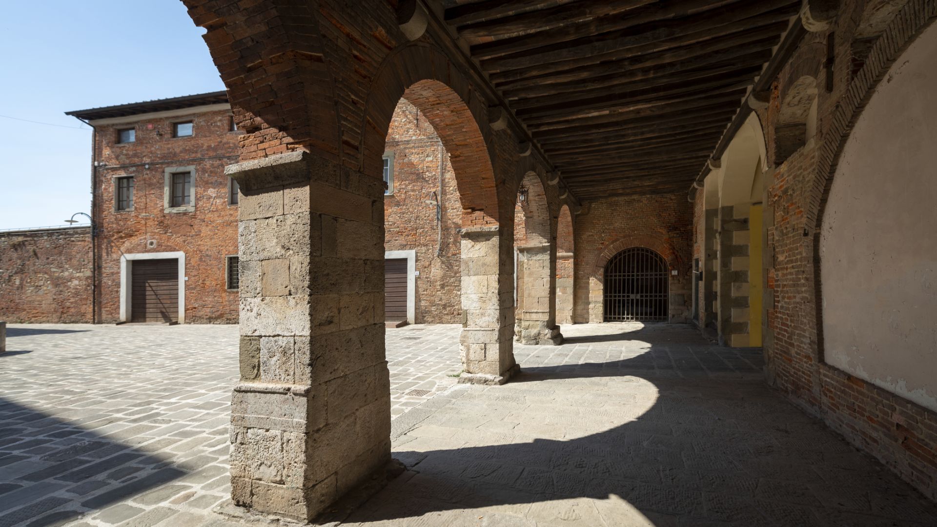 Medieval cloister in Altopascio