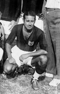 Lucchese 120 - il calciatore lucchese Lorenzo Lazzaroni