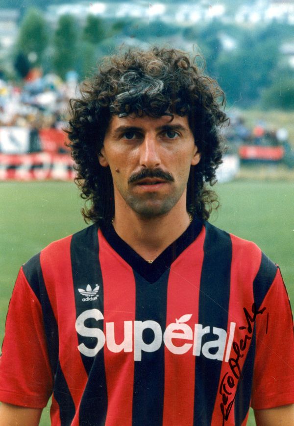 Lucchese120 - il  calciatore della lucchese Gaetano Salvi