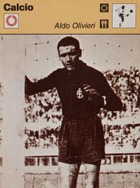 Lucchese 120 - il calciatore lucchese campione del mondo Aldo Olivieri